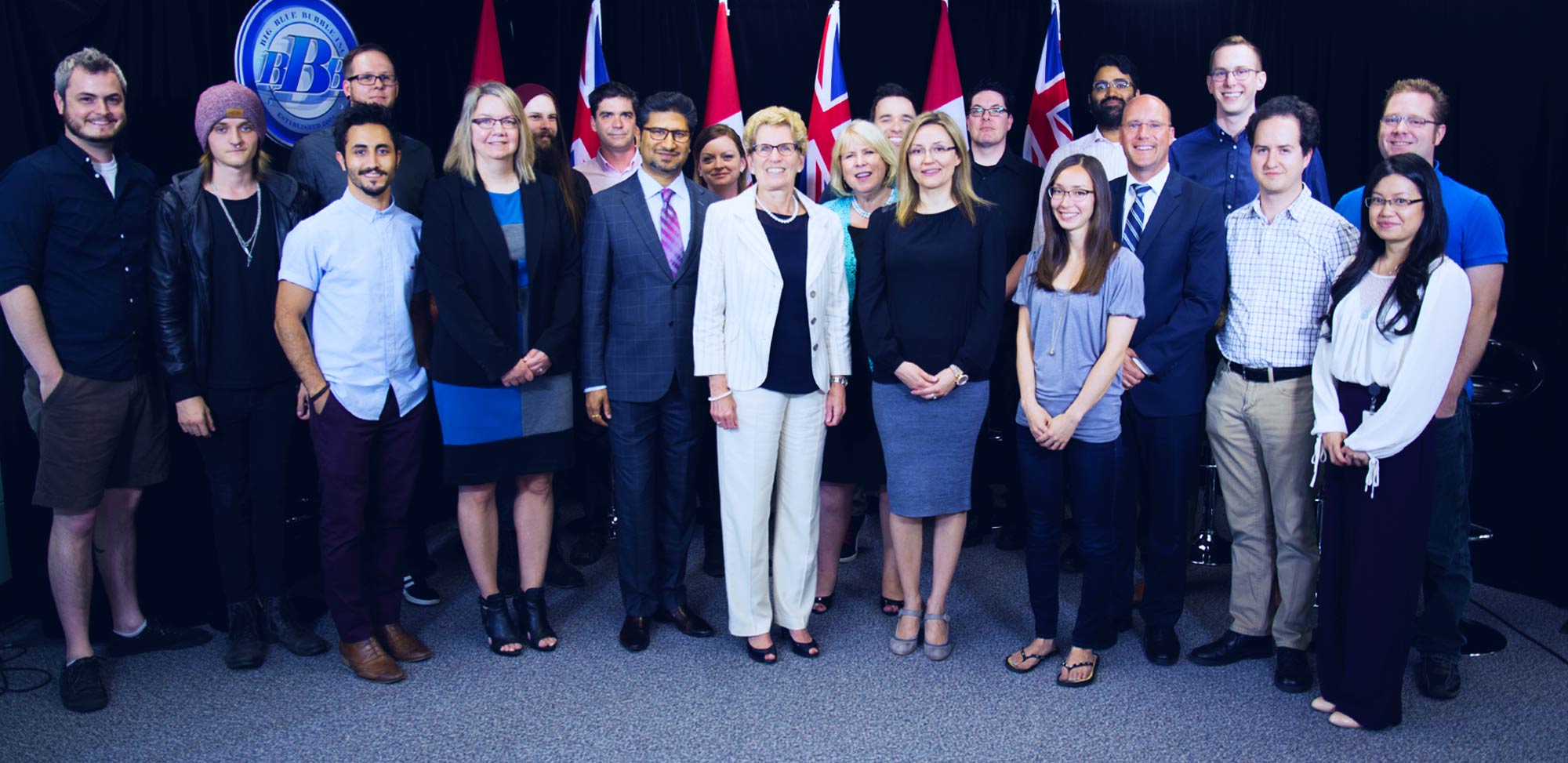 Kathleen Wynne visits our studio